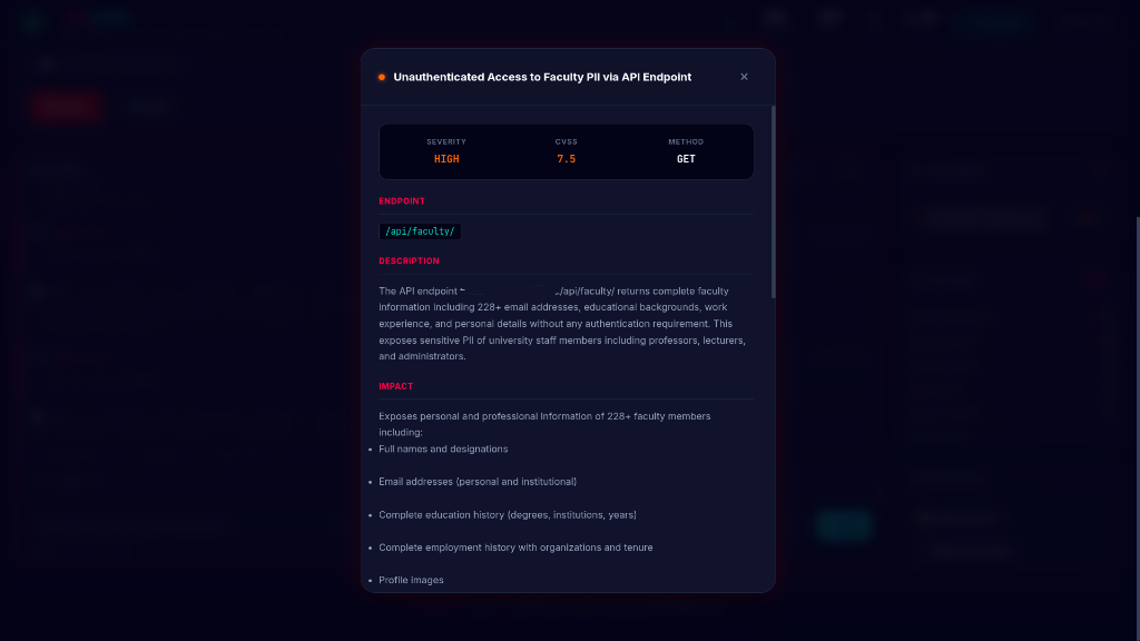 Xalgorix Vulnerability Details